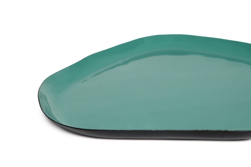 Mizu Enamel Tray - Large (Fir Green)