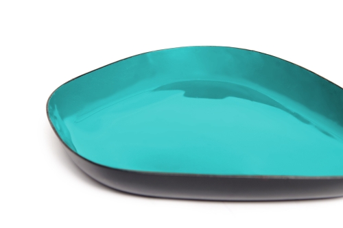 Mizu Enamel Tray - Small (Pacific Blue)