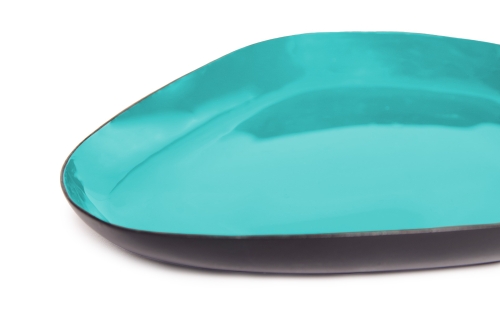 Mizu Enamel Tray - Small (Pacific Blue)