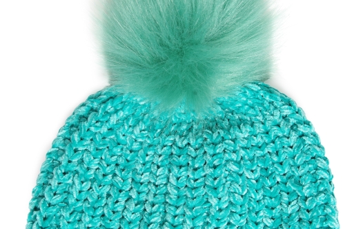 FC Chenille Bobble Hat Pacific Blue