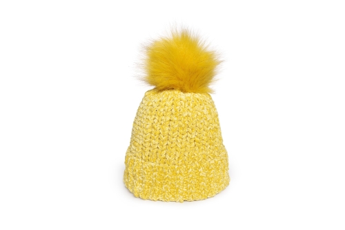 FC Chenille Bobble Hat Sauterne