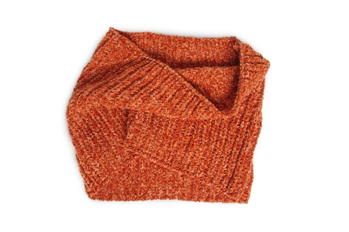 FC Chenille Scarf Terracotta