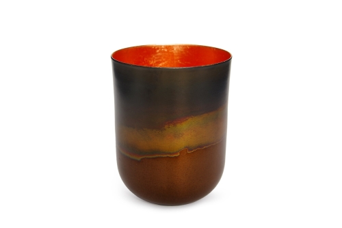 FC Kappu Tea Light Holder Burnt Copper