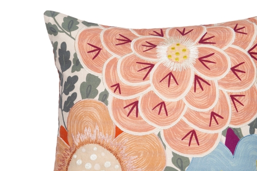 Large Flowers Cushion 45x45cm