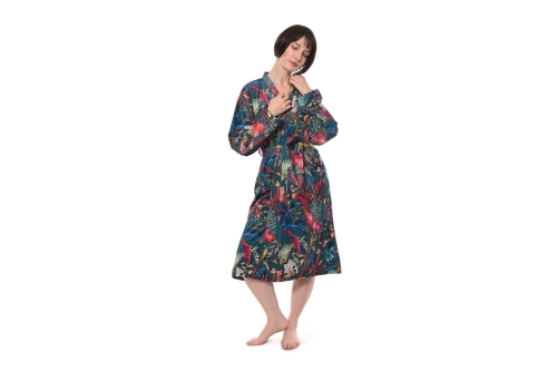 FC Tropical Velvet Robe Green