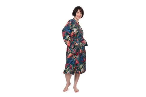 FC Tropical Velvet Robe Green