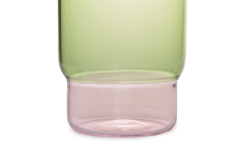 Ravenna Stacking Tumbler (Olive Green & Pink)