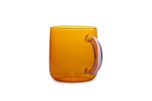 Alassio Coffee Cup (Amber & Lilac)