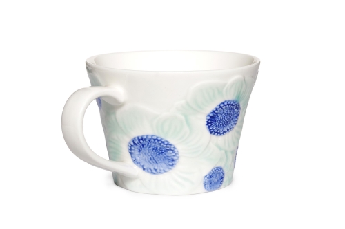 Flora Tea Mug (Blue Daisy)