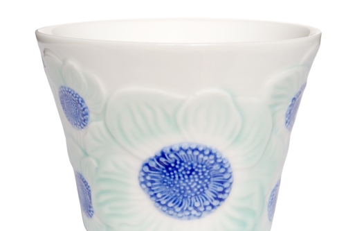 Flora Tea Mug (Blue Daisy)