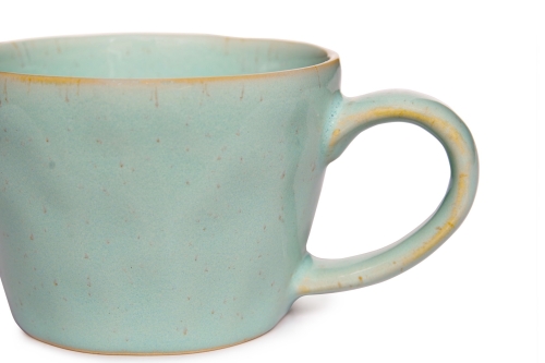 FC Speckled Glaze Tea Cup Eau De Nil