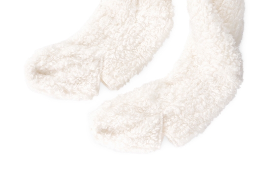 Faux Sheepskin Long Socks