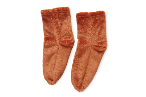 FC Deep Fleece Socks Terracotta