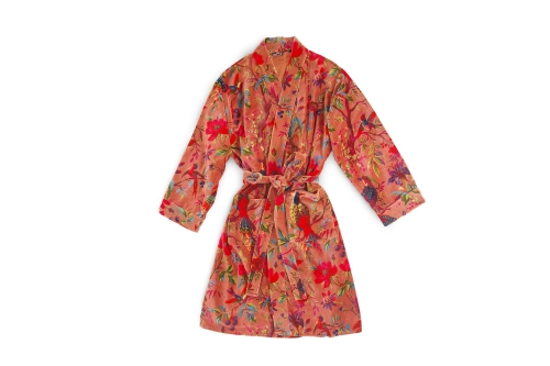 FC Paradise Velvet Robe Terracotta M