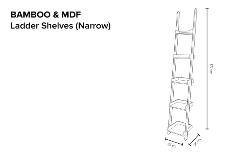 Ladder Shelves Narrow