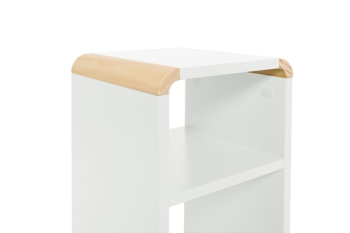 FC Hale Narrow Bedside Table White