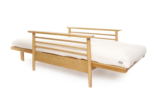 Pagoda - Single Seater Oak Sofa Bed