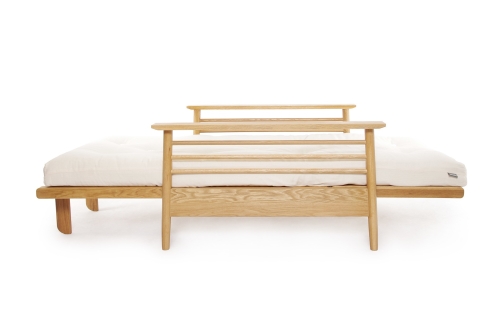 Pagoda - Single Seater Oak Sofa Bed