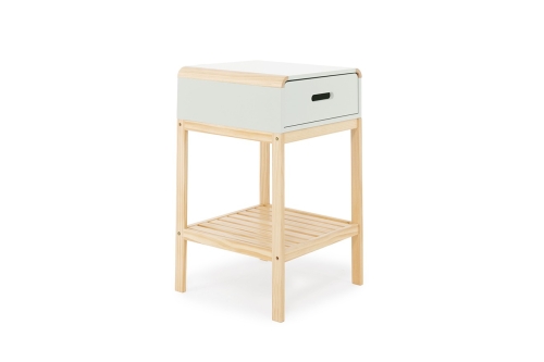 FC Hale Bedside Cabinet White