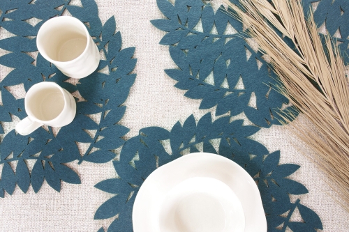 FC Laurel Placemats Forest Oslo Blue