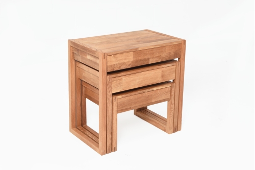 T4 Oak Nest Of Tables