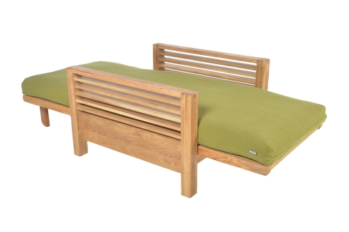 Horizon Single Oak Sofabed Head On