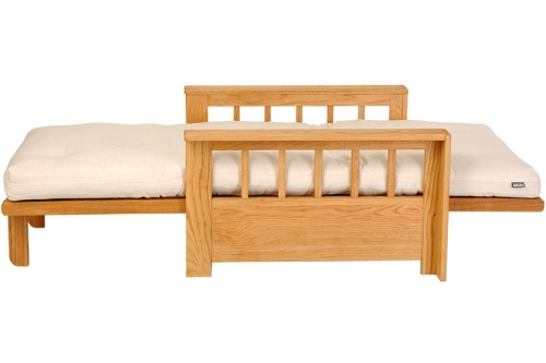 Single Vienna Oak Sofa Bed 4