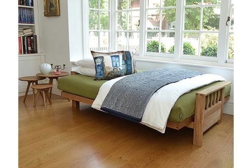 Vienna 3 Seater Oak Sofa Bed 10