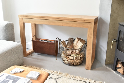 Oak Console Table