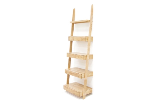 Oak Leaning Ladder Drawers