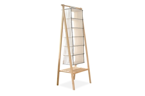 Futon Company Bamboo Narrow Folding Wardrobe