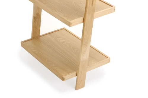 Oak Low Ladder Shelf