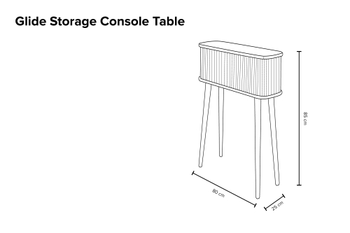 Glide Storage Table