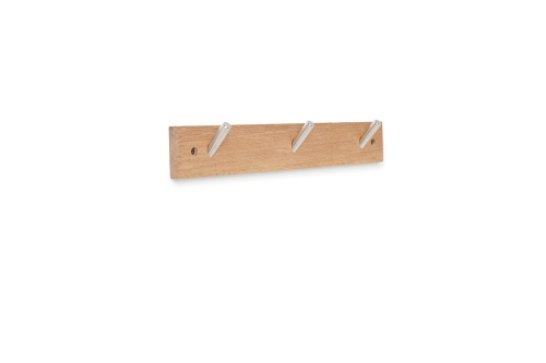 Oak Three Hook Rail