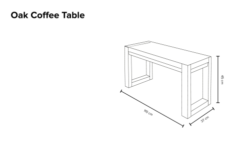 Oak Coffee Table