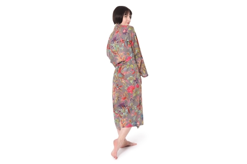 FC Paradise Bathrobe Dark Grey Model Tsz