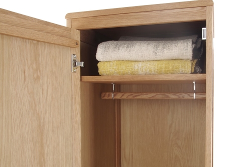 FC Oak Narrow Wardrobe