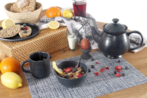 FC Ripple Breakfast Set Dark Blue