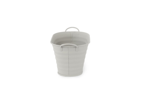 FC Metal Ridges Small Oval Tub Matt Grey