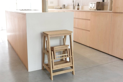 FC Oak Triple Stool LSKK BL