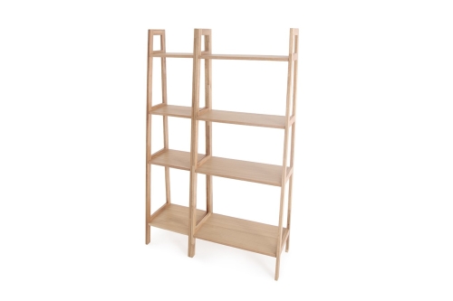 FC Oak Iso Wide and Narrow Shelf