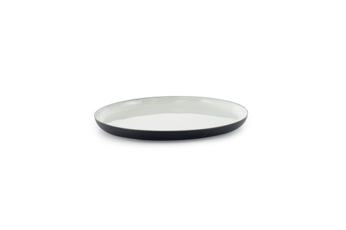 FC Round Enamel Coaster Cool Grey