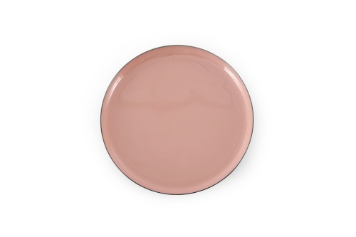 FC Round Enamel Coaster Dusty Pink