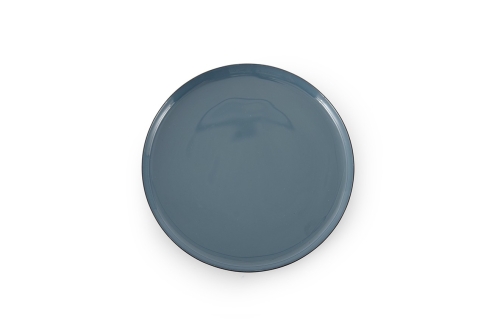 FC Round Enamel Coaster Nordic Blue