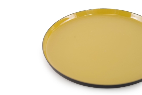 FC Round Enamel Coaster Sauterne