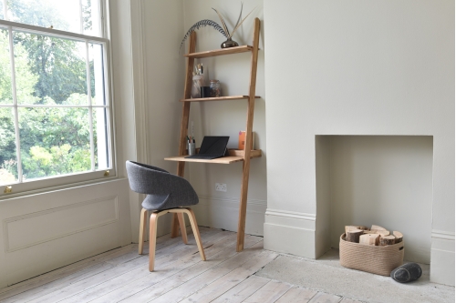 Oak Lean To Desk