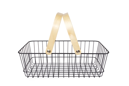 FC Wire Storage Basket Black