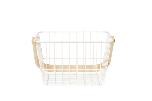 Wire Caddy Basket White