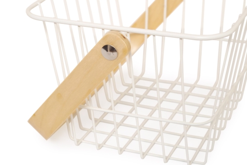 Wire Caddy Basket White