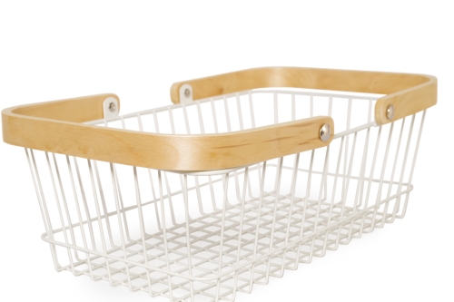 FC Wire Storage Basket White